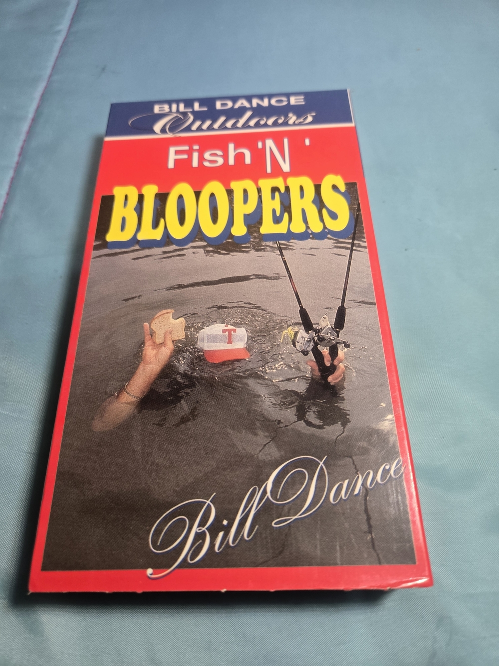 Fish 'N' Bloopers - Red VHS-Style Media Packaging